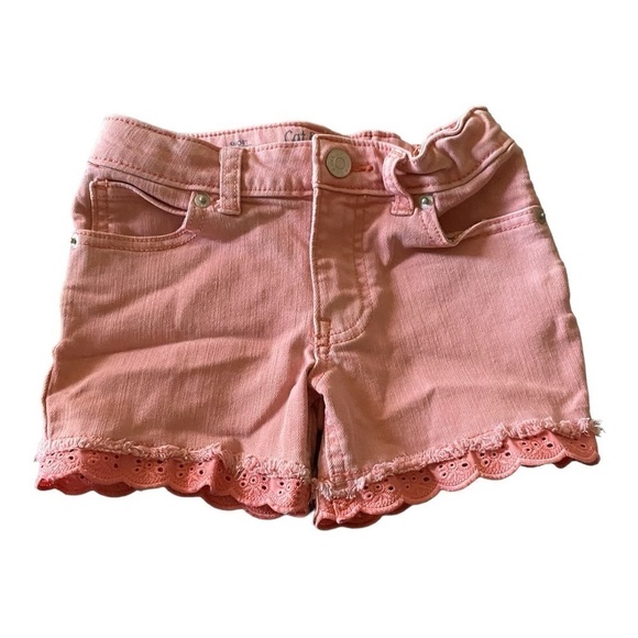 GIRLS BUNDLE OF SHORTS-TWO PAIRS-SIZE 4/5 - Picture 2 of 5